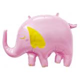 Фигура (33''/84см) Слоник Розовый 1 шт. _1
