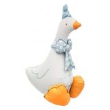 Фигура 3D (31''/79 см) Гусь в голубом колпачке, Сатин, 1 шт_1