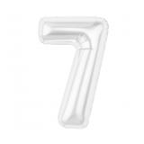 Цифра 7 Slim (40''/102см) Белый блеск 1 шт._1