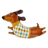 Фигура (42''/107 см) Таксик в свитере, 1 шт_1