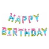 Мини-надпись (16"/41см) Happy Birthday, Градиент 1 шт._1