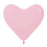 Сердце (6"/15см) S Розовый Пастель 100 шт._1
