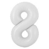 Мини-цифра "8" (16''/41см) Белый 1 шт._1