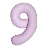 Цифра 9 Slim (34''/86 см) Светло-розовый, Матовый, 1 шт._1