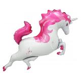 Фигура (37''/94 см) Звездный Единорог, Розовый, 1 шт. в уп._1