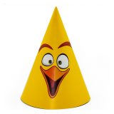 Колпаки "Angry Birds" Желтые 6 шт._1