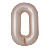 Цифра 0 Slim (34''/86 см) Звездное золото 1 шт._1