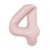 Цифра 4 Slim (40"/102см) Пыльная роза 1 шт._1