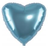 Сердце (19"/48см) Сизый Бохо 1 шт. _1