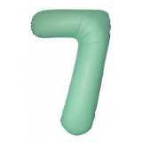 Цифра 7 Slim (34''/86 см) Мятный 1 шт._1