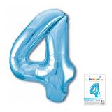 Цифра "4" (40"/102см) Нежный голубой 1 шт._1