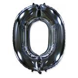 Цифра 0 (40''/102см) Черный 1 шт.,_1