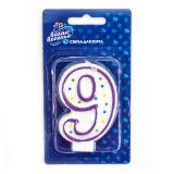 Свеча "9" Классика 1 шт._1