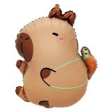 Фигура (25''/64см) Капибара с черепашкой 1 шт._1