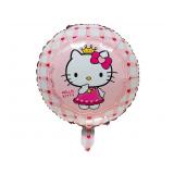 Круг (18"/45см) Hello Kitty Happy, сердечки 1шт_1