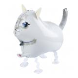 Ходячая Фигура 3D (25''/64 см) Кошка, Белый, 1 шт_1
