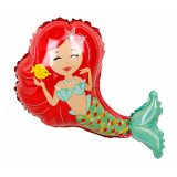 Мини-фигура (14''/36см) Русалочка c красными волосами.  1 шт._1