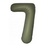 Цифра 7 Slim (34''/86 см) Оливковый 1 шт._1