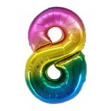 Цифра 8 (34''/86см) Радужный Градиент 1 шт._1