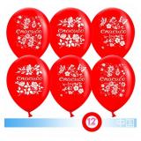Спасибо! (12''/30см) Красный Пастель 100 шт._1
