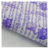 Крафт-бумага "Ноты" (70см*8,5м/70гр/м2) фиолетовый 1 шт._1
