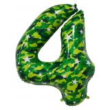 Цифра "4" (34"/86см) Камуфляж 1 шт._1