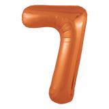 Цифра 7 Slim (40"/102см) Папайя, 1 шт._1