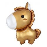 Фигура (34''/86см) Маленькая лошадка, Коричневая 1 шт. _1