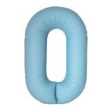 Цифра 0 (34"/86см) Slim, Светло-голубой, Матовый, 1 шт. _1