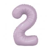 Цифра 2 Slim (40"/102см) Орхидея 1 шт._1