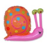 Фигура (32"/80см) Улитка Малиновая 1 шт._1