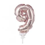 Мини-цифра 9 (7"/18см) Розовое золото 1 шт._1