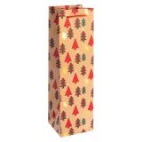 Пакет для вина Новогодняя классика, Дизайн №1, Металлик, 38*11*11 см, 1 шт_1