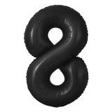 Мини-цифра "8" (16''/41см) Черный 1 шт._1