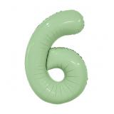 Цифра 6 Slim (40"/102см) Олива, 1 шт._1
