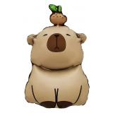 Мини-фигура (17''/43 см) Капибара с апельсинкой, 1 шт_1