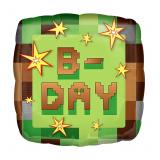 Квадрат (18"/46см) TNT Party B-DAY 1 шт._1