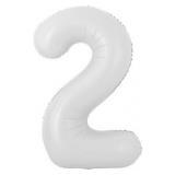 Мини-цифра "2" (16''/41см) Белый 1 шт._1