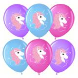 Нежный единорог (12''/30см) М/ Ассорти Пастель 25шт._1