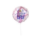 Мини-круг (9"/23см) HELLO BABY Малышка 1 шт. _1