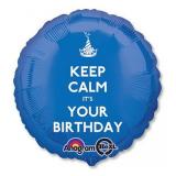 Круг (18"/46см) Calm its your bday! 1 шт._1