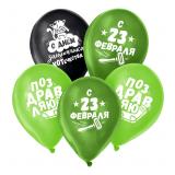 С 23 Февраля (12"/30см) Пастель 25 шт._1